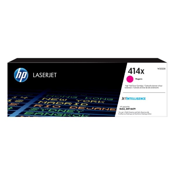 Toner HP 414X High Yield Magenta Original LaserJet (W2023X)