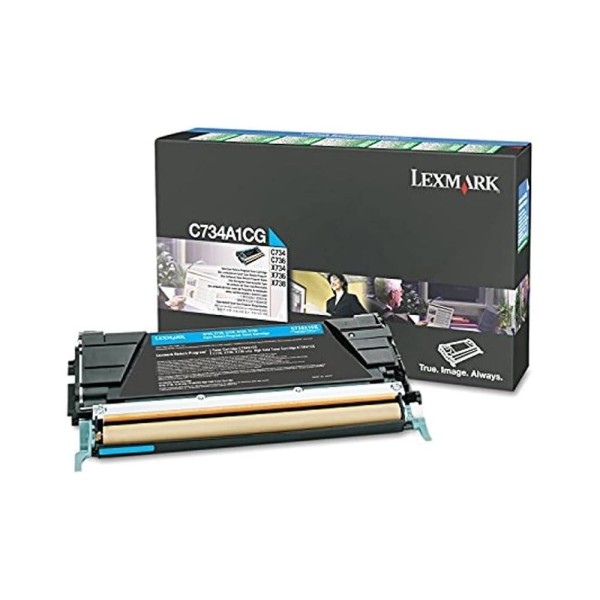 Toner C734A1CG Cyan Toner Cartridge 6K (C734A1CG)