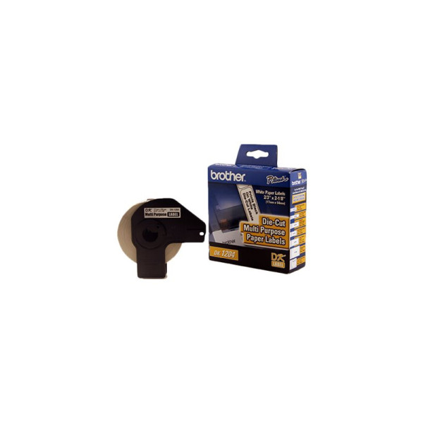Brother DK1204 - Papel - 17 x 54.3 mm 400) etiquetas para usos múltiples - para Brother QL-1050, 1060, 1100, 1110, 500, 550, 570, 580, 650, 700, 710, 720, 800, 810, 820