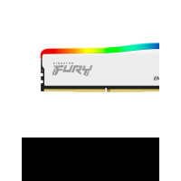 Kingston FURY Beast - Edición especial RGB - DDR4 - módulo - 8 GB - DIMM de 288 contactos - 3200 MHz / PC4-25600 - CL16 - 1.35 V - sin búfer - no ECC - blanco