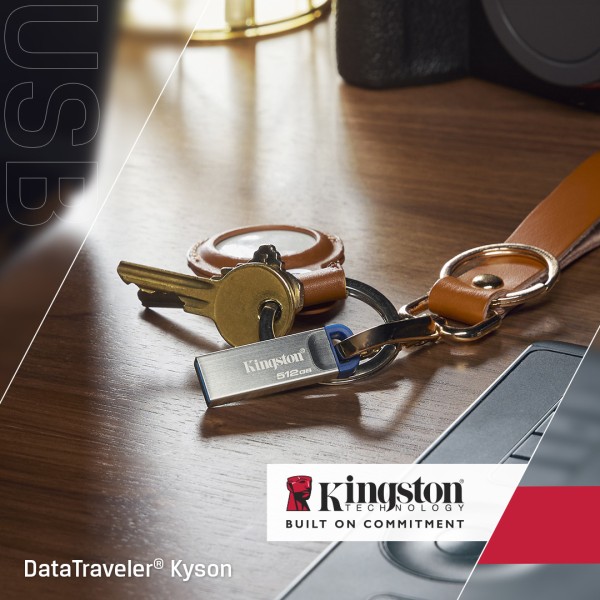 Kingston - USB flash drive - USB 3.0 - 512GB DataTraveler Kyson 220MB (DTKNG2/512GB)