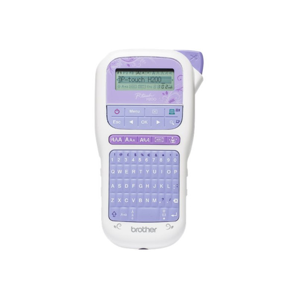 Brother P-Touch PT-H200 - Etiquetadora - B/N - transferencia térmica - rollo (1,2 cm) - cortador