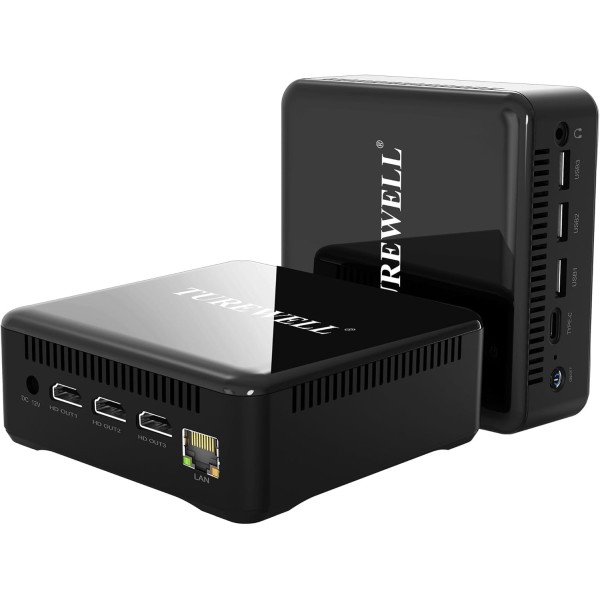 TUREWELL MINI PC HSI-95 Alder Lake N95 QUAD-CORE 3.40GHZ 8GB 256GB M2 SSD WIN 11 PRO (B0GKNM4NQL)