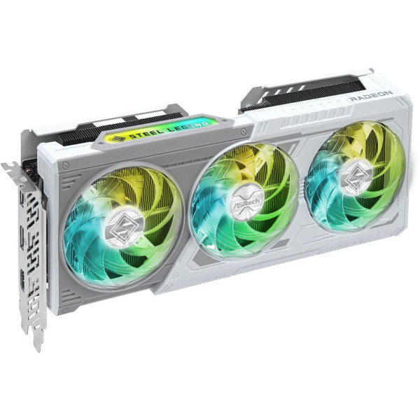 Tarjeta de Video ASRock AMD Radeon RX 9060 XT Steel Legend OC 8 GB (90-GA5ZZZ-00UANZ)