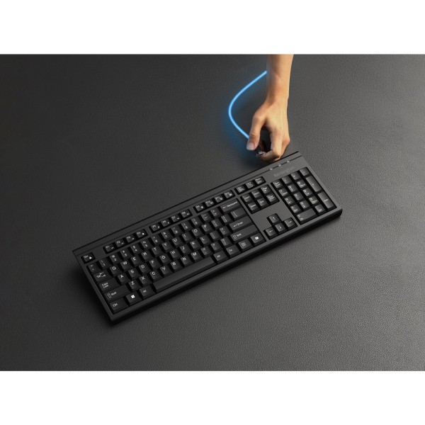 Kensington - Keyboard and mouse set - Wireless - Rechargeable (K75560ES)
