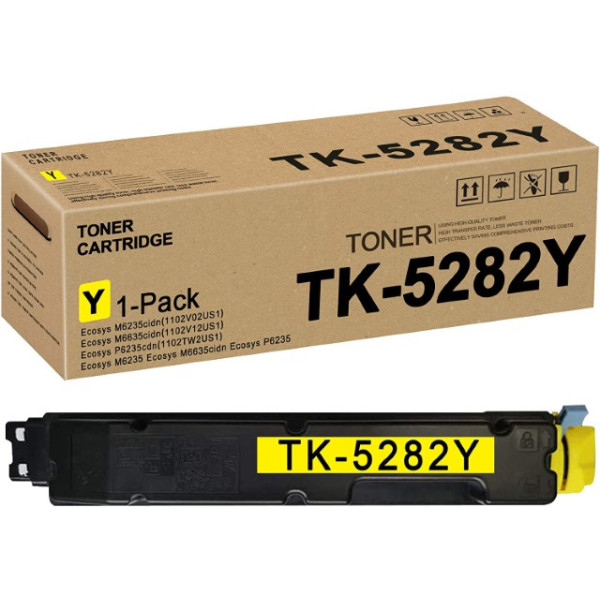 Kyocera TK 5282Y - Amarillo - original - cartucho de tóner - para ECOSYS M6235cidn, M6630cidn, M6635cidn (1T02TWAUS0)