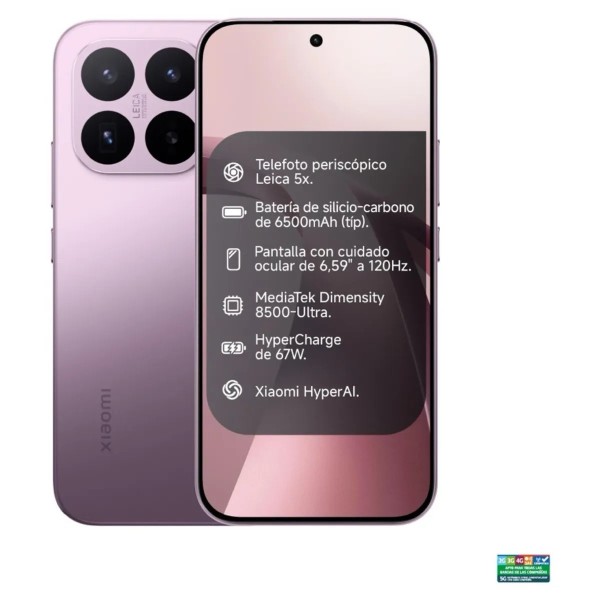 Xiaomi 17T - Smartphone - Android - 256 GB - Violet - Touch - 12GB ROM