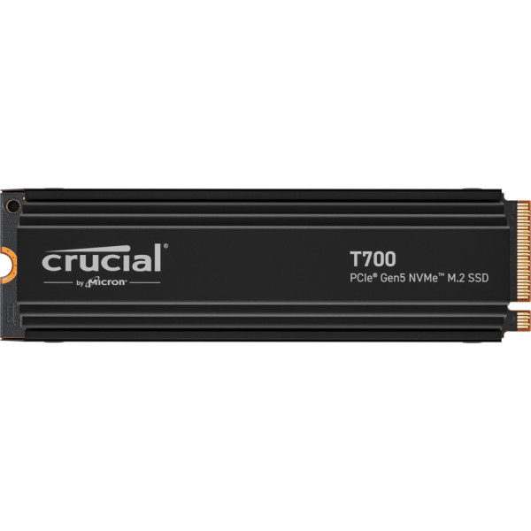 Unidad SSD NVMe M.2 Crucial T700 de 4TB, PCIe Gen5, con Disipador (CT4000T700SSD5)