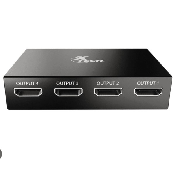 Xtech - HDMI Splitter - 1 Input to 4 Output XHA-420