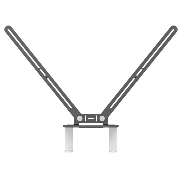Logitech TV Mount For Video Bars - Montura para cámara - montaje debajo de pantalla, montable encima del monitor - para Logitech Rally Bar All-In-One Video Bar for Midsize Rooms; Room Solution Large (952-000041)