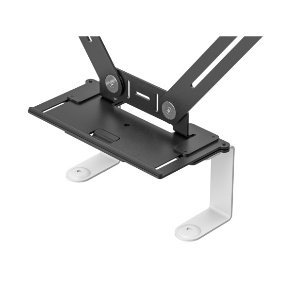 Logitech TV Mount For Video Bars - Montura para cámara - montaje debajo de pantalla, montable encima del monitor - para Logitech Rally Bar All-In-One Video Bar for Midsize Rooms; Room Solution Large (952-000041)