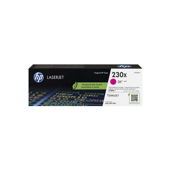 HP 230X - Magenta - original - LaserJet - cartucho de tóner (W2303X) - para Color LaserJet Pro 4201, 4202, 4203, MFP 4301, MFP 4302, MFP 4303 (W2303X)
