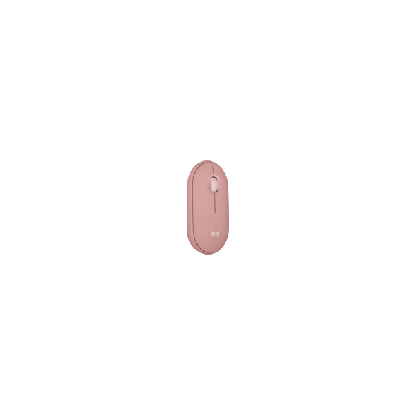 Logitech Pebble Mouse 2 M350s - Ratón - óptico - 3 botones - inalámbrico - Bluetooth - rosa