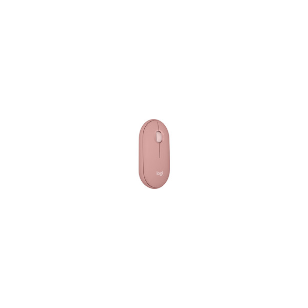 Logitech Pebble Mouse 2 M350s - Ratón - óptico - 3 botones - inalámbrico - Bluetooth - rosa (910-007048)