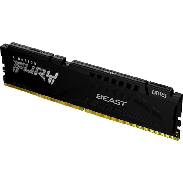 Kingston FURY Beast - DDR5 - módulo - 8 GB - DIMM de 288 contactos - 6000 MHz / PC5-48000 - CL36 - 1.35 V - sin búfer - on-die ECC - negro