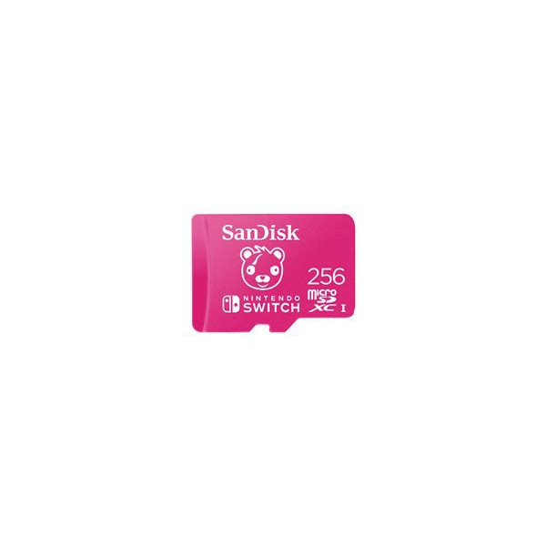 Tarjeta de Memoria Flash SanDisk Nintendo Switch Fortnite Edition de 256 GB  microSDXC UHSI  U3 (SDSQXAO-256G-GN6ZG)