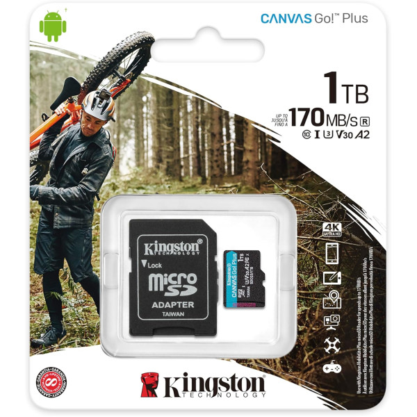 Kingston - Flash memory card - microSDXC - SDCG3/1TB