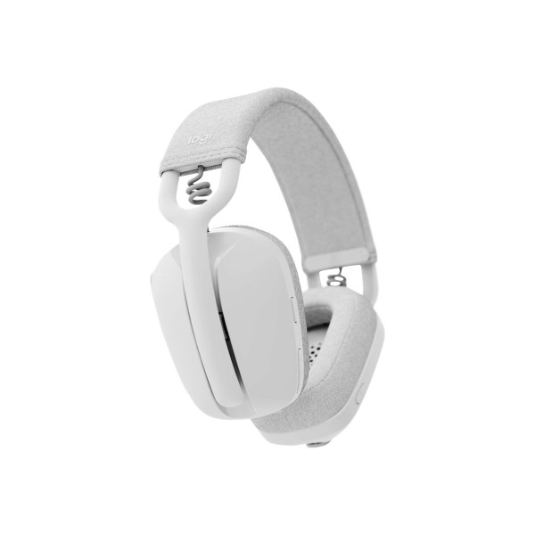 Auriculares de Tamaño Completo Logitech Zone Vibe 100  Bluetooth Inalámbrico (Blanco Hueso) (981-001218)