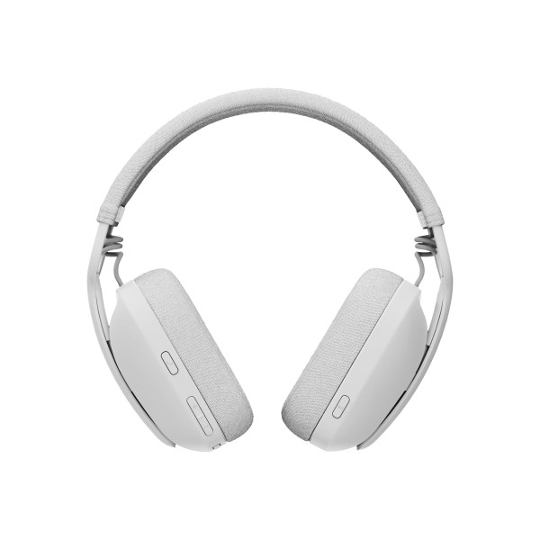 Auriculares de Tamaño Completo Logitech Zone Vibe 100  Bluetooth Inalámbrico (Blanco Hueso) (981-001218)