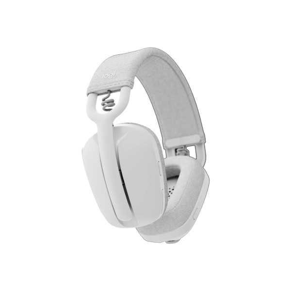 Auriculares de Tamaño Completo Logitech Zone Vibe 100  Bluetooth Inalámbrico (Blanco Hueso) (981-001218)