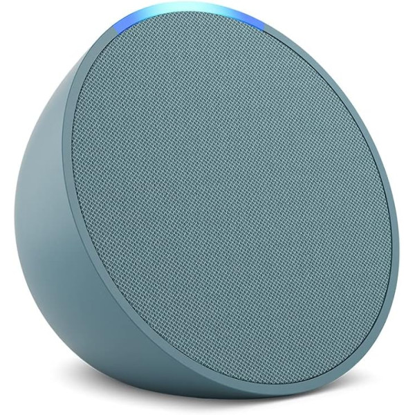 Parlante inteligente Echo Pop, compacto con sonido definido y Alexa | Verde azulado (35870)