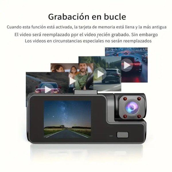 Cámara para auto ZKCAMSPY HD 1080P