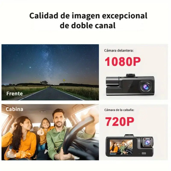 Cámara para auto ZKCAMSPY HD 1080P