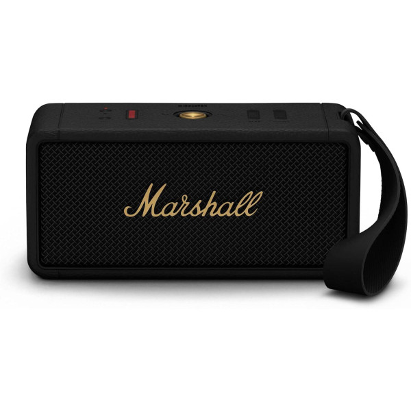 Parlante portatil bluetooth Middleton Marshall Black and Brass (1006034)