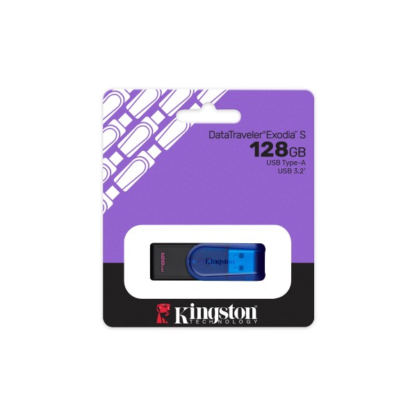 Kingston - USB flash drive - USB 3.0 - LATAM Blue Casing