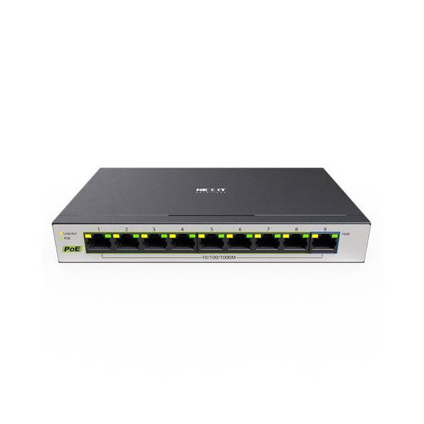 Nexxt Solutions Infrastructure - Switch - Gigabit Ethernet - 9 - 1 Gigabit Ethernet - 9 POE+ 120W