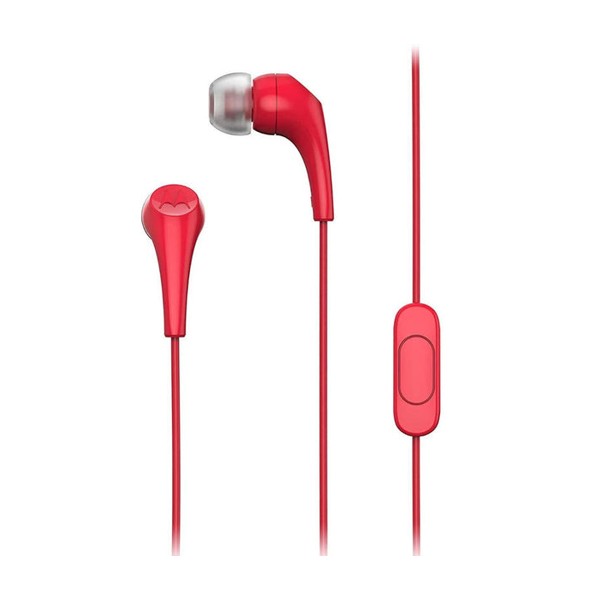 Motorola - EARBUDS 2-S - Headphones - Para Cellular phone - Wired - rojo