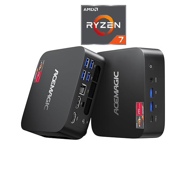 ACEMAGICIAN Mini PC Kron K1 Ryzen 7 7730U 16GB DDR4 512GB SSD PCIe WIN 11 PRO