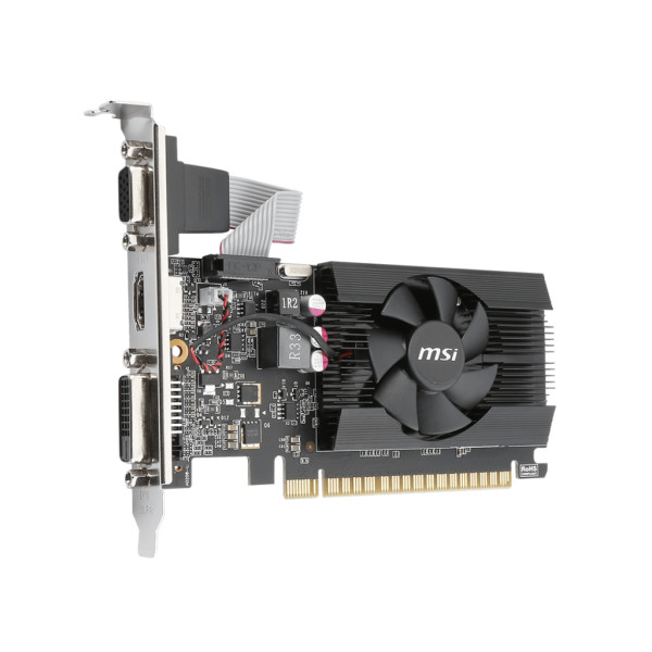 Tarjeta de Video MSI Nvidia GeForce GT 710 de 2GB DDR3 (GT 710 2GD3 LP)