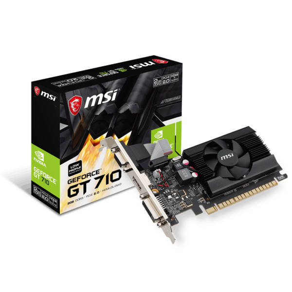 Tarjeta de Video MSI Nvidia GeForce GT 710 de 2GB DDR3
