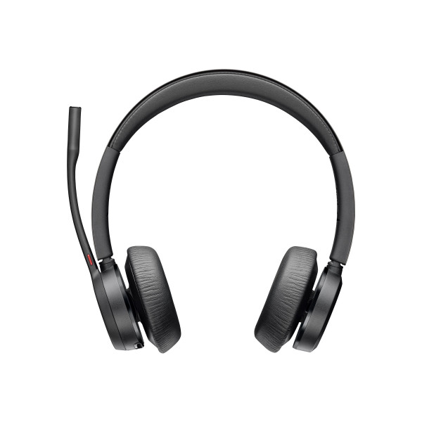 Auricular Poly Voyager 4320M  En Oreja  Bluetooth  Inalámbrico/Cableado  USBC/USBA a través de Adaptador Bluetooth  Negro  Certificado por Zoom, Certificado para Equipos de Microsoft (77Y98AA)
