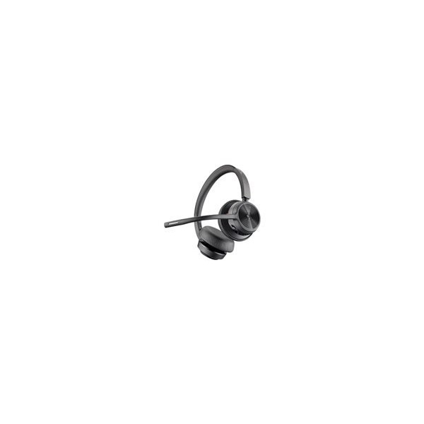 Auricular Poly Voyager 4320M  En Oreja  Bluetooth  Inalámbrico/Cableado  USBC/USBA a través de Adaptador Bluetooth  Negro  Certificado por Zoom, Certificado para Equipos de Microsoft (77Y98AA)