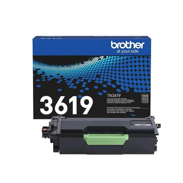 Tóner Brother de Alto Rendimiento TN3619HASTA 18.000 PAGS
