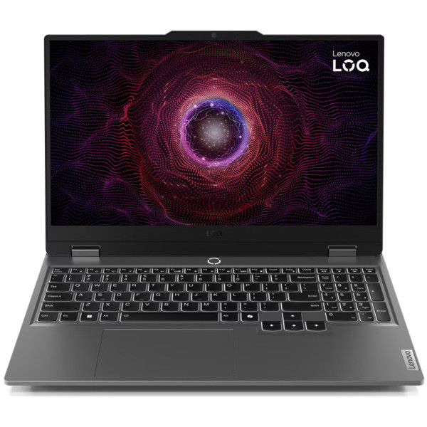 Lenovo LOQ 15ARP9 - Notebook - 15.6in - 1980 x 1080 LCD - AMD Ryzen 7 7435HS / 4.4 GHz - 24 GB - DDR5 SDRAM - 512 GB SSD - NVIDIA GeForce RTX 4050 - Windows 11 Home - Luna Grey - Spanish - 1-year ...