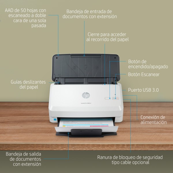 ScanJet Pro 2000 s2 Sheet-Feed Scanner (6FW06A)