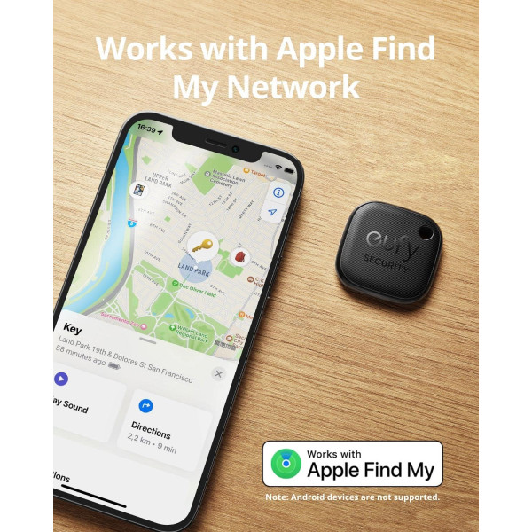 Localizador Eufy Security SmartTrack (Pack 4) (X003KMVGUJ)