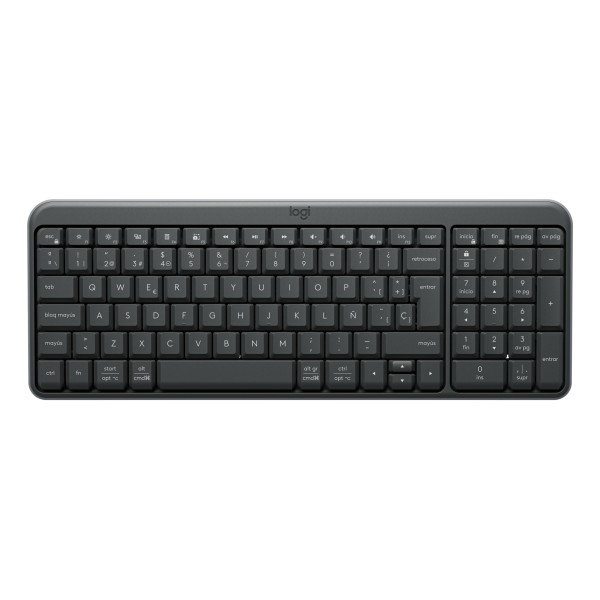 Logitech -K250 Compact Bluetooth Wireless Keyboard - Spanish - Graphite (920-013445)