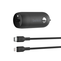 Cargador de coche USB-C de 30 W + cable USB-C a Lightning