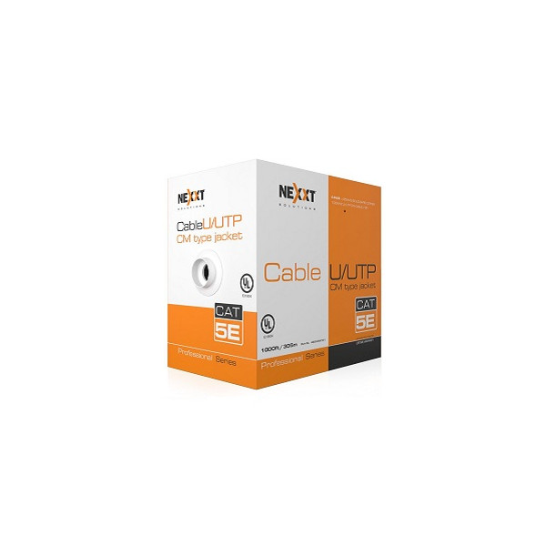 Cable de red Profesional Cat5e UTP Nexxt  305m  Azul (AB355NXT32)