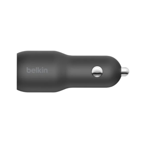 Cargador para Auto Belkin Dual Car PPS 37W + Cable USB-C a Lightning (CCB004bt1MBK-B5)