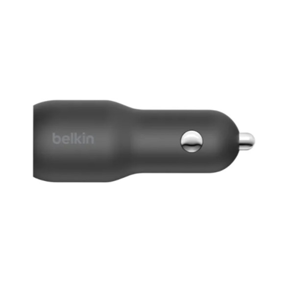 Cargador para Auto Belkin Dual Car PPS 37W + Cable USB-C a Lightning (CCB004BT1MBK-B5)