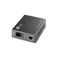 TP-Link MC111CS - Conversor de soportes de fibra - 100Mb LAN - 10Base-T, 100Base-FX, 100Base-TX - RJ-45 / modo sencillo SC - hasta 20 km - 1550 (TX) / 1310 (RX) nm