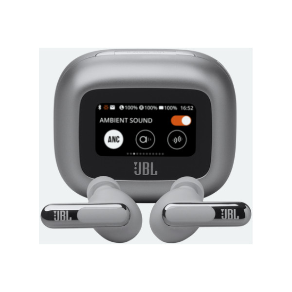 JBL - Earphones - Wireless - Silver (JBLLIVEBEAM3SILAM)