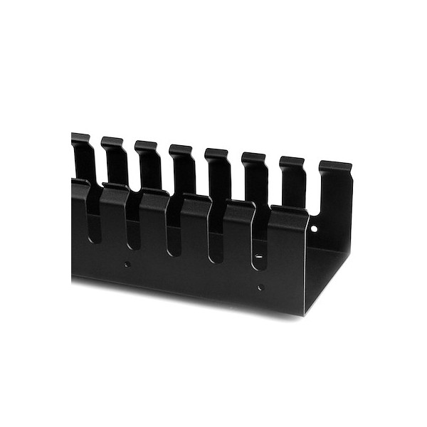 1U Finger Duct Cable Manager w/ Cover