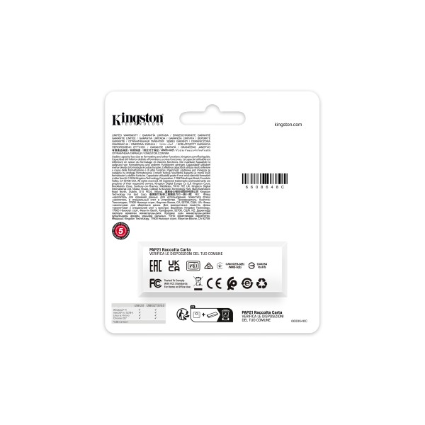 Kingston - USB flash drive - USB 3.1 Gen 1 - DataTravelerExodia Negro/Verde (DTXG2/256GB)