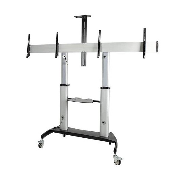 Dual TV Cart - 37-60in TVs - Height Ajs (STNDMTVDUO)